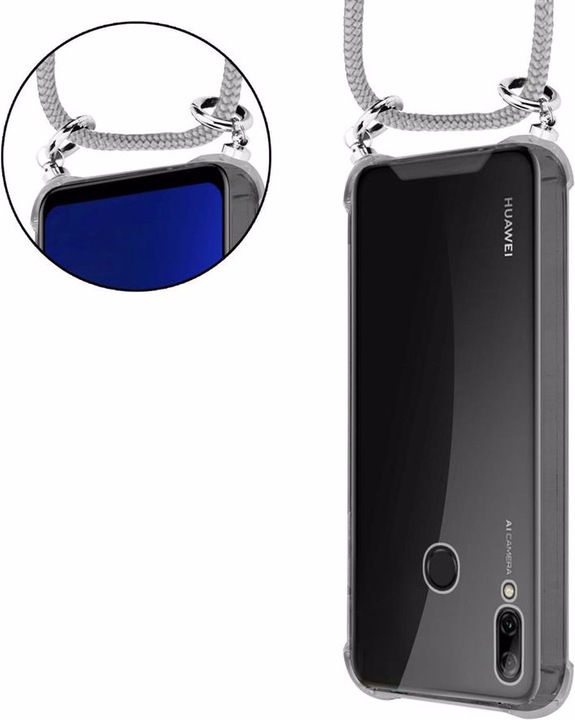 Produktbild Cadorabo TPU Handy Kette SILBER Cover