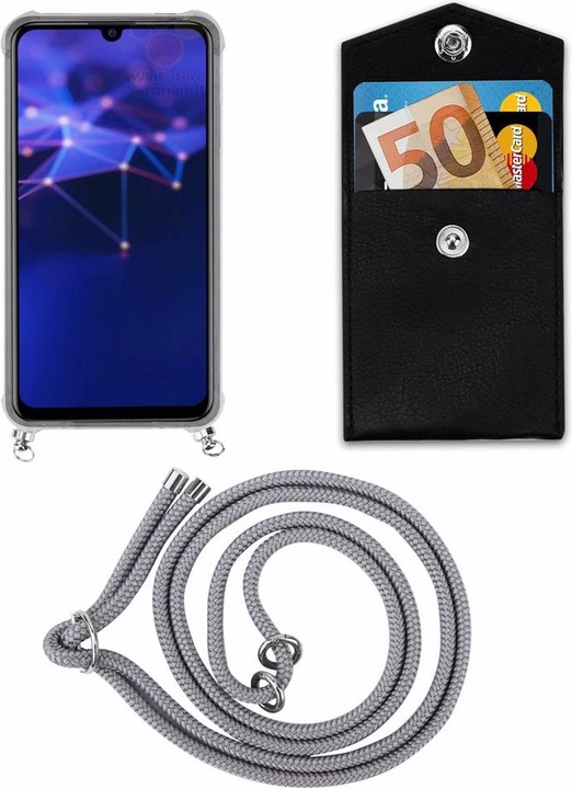 Produktbild Cadorabo TPU Handy Kette SILBER Cover