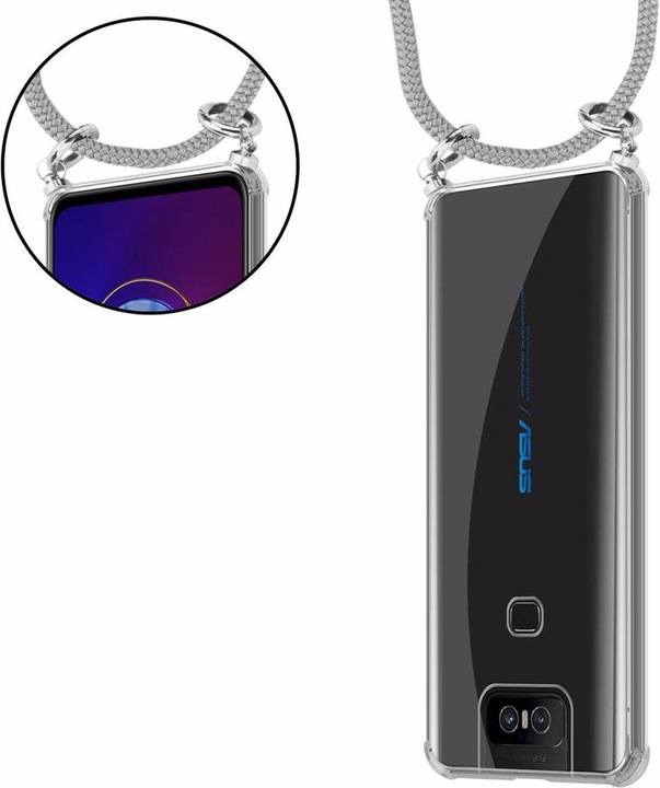 Produktbild Cadorabo TPU Handy Kette SILBER Cover