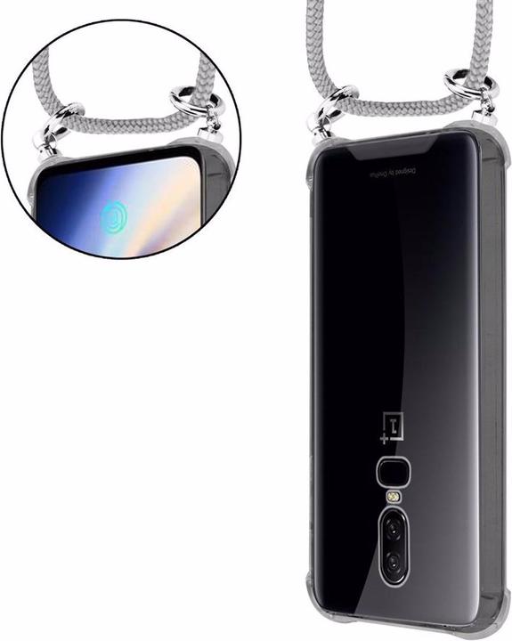 Produktbild Cadorabo TPU Handy Kette SILBER Cover