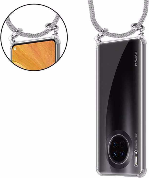 Produktbild Cadorabo TPU Handy Kette SILBER Cover