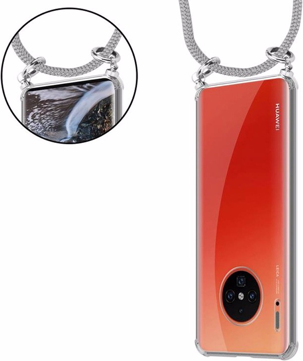 Produktbild Cadorabo TPU Handy Kette SILBER Cover