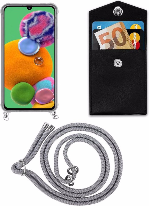 Produktbild Cadorabo TPU Handy Kette SILBER Cover
