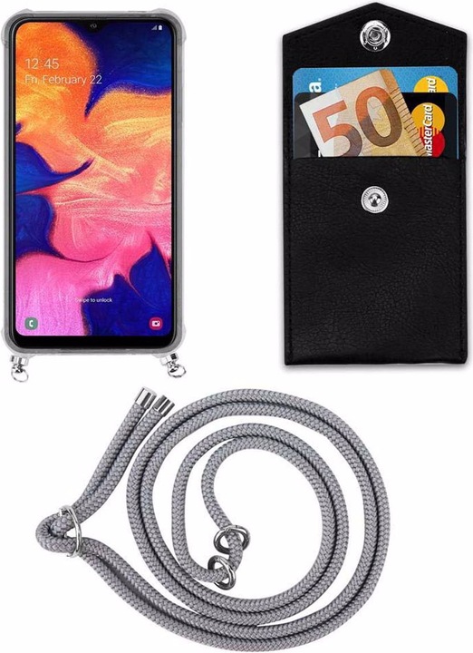 Produktbild Cadorabo TPU Handy Kette SILBER Cover