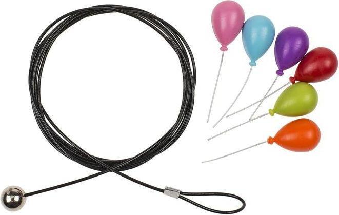 Metall-Fotodraht mit 6 Magneten Luftballon