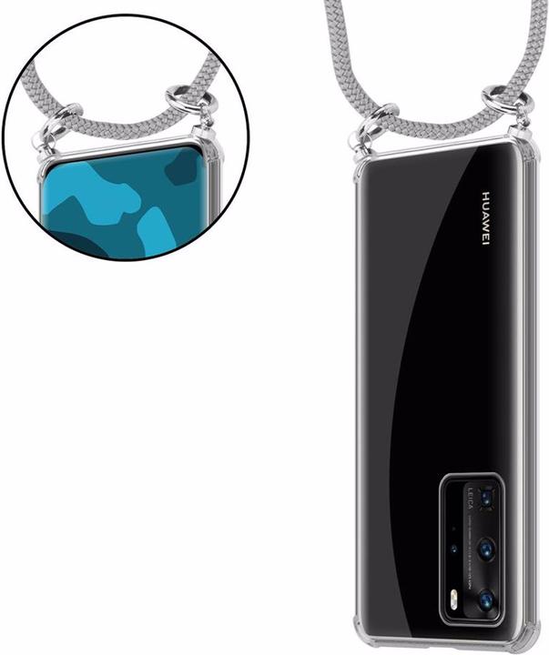 Produktbild Cadorabo TPU Handy Kette SILBER Cover