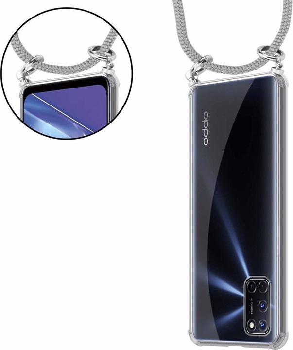 Produktbild Cadorabo TPU Handy Kette SILBER Cover