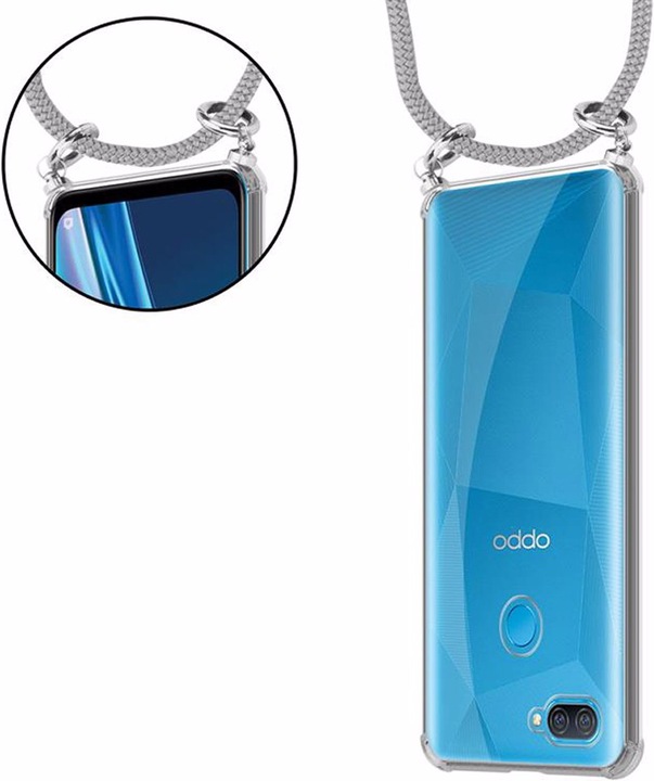 Produktbild Cadorabo TPU Handy Kette SILBER Cover