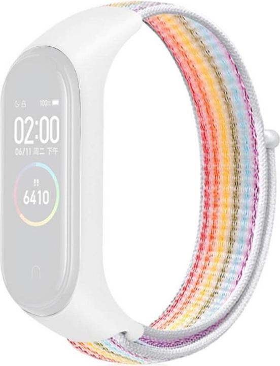 Image du produit Cover-Discount Xiaomi Mi Band - Bracelet en nylon velcro arc-en-ciel (Nylon)