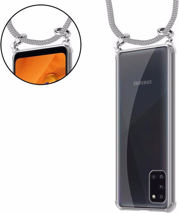 Produktbild Cadorabo TPU Handy Kette SILBER Cover