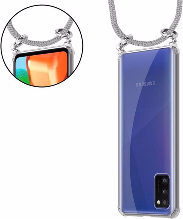 Produktbild Cadorabo TPU Handy Kette SILBER Cover