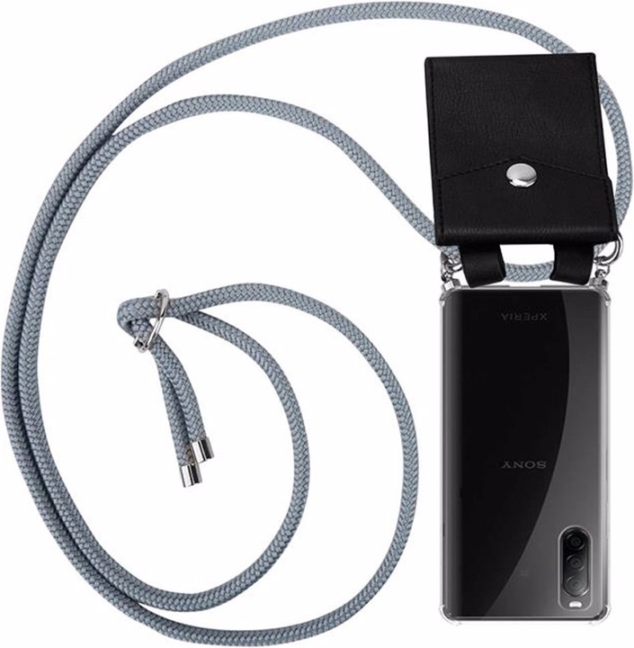 Produktbild Cadorabo TPU Handy Kette SILBER Cover