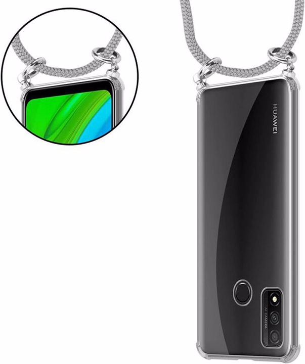 Produktbild Cadorabo TPU Handy Kette SILBER Cover