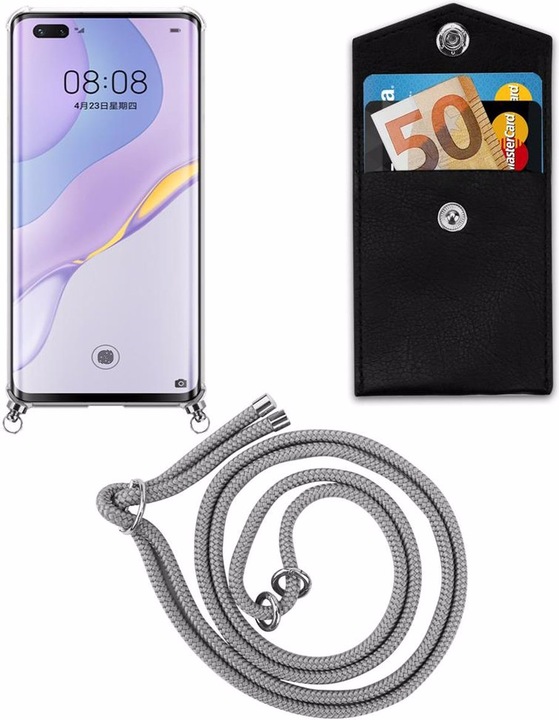 Produktbild Cadorabo TPU Handy Kette SILBER Cover