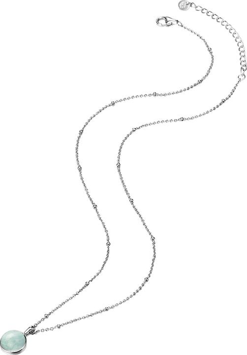 Image du produit Glanzstücke München Femmes argent sterling amazonite argent 40,0 cm chaîne de base + 5,0 cm d'extension - 11030 (Argent Sterling, 40 - 45 cm)
