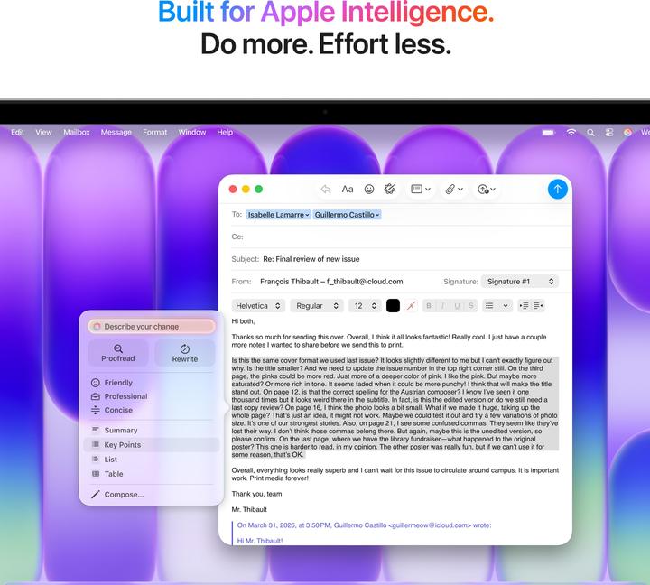 Immagine prodotto Apple MacBook Neo - 2026 (13", 256 GB, 8 GB, Svizzera, Apple A18 Pro)