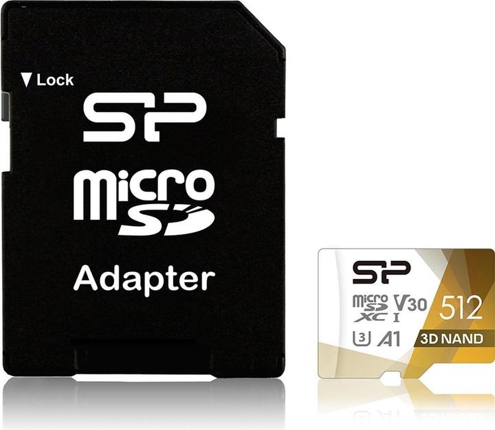 Produktbild Silicon Power Superior Pro (512 GB, microSDXC, U3, UHS-I)