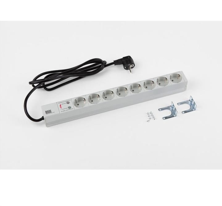Actual product image Bachmann Steckdosenleiste (8x, CEE 7/3, CEE 7/4, CEE 7/7, Type 13, 2 m)