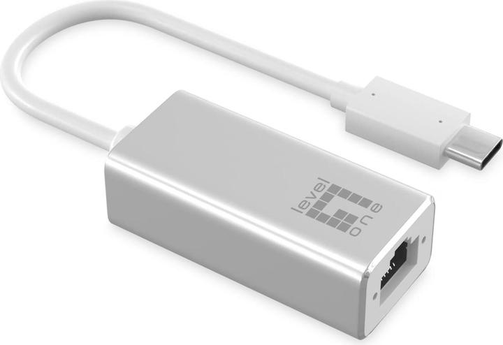 Actual product image LevelOne USB-0402 Gigabit USB-C Network Adapter (USB-C, RJ45 (1x))