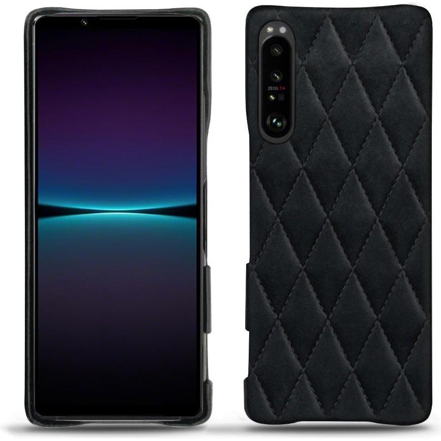 Noreve Lederschutzhülle (Sony Xperia 1 IV), Smartphone Hülle, Schwarz