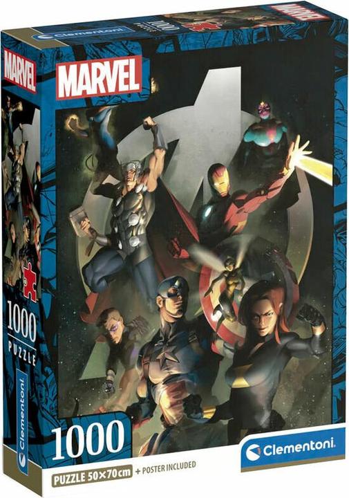 Actual product image Clementoni MARVEL - Les Avengers - Puzzle 1000P (1000 pieces)