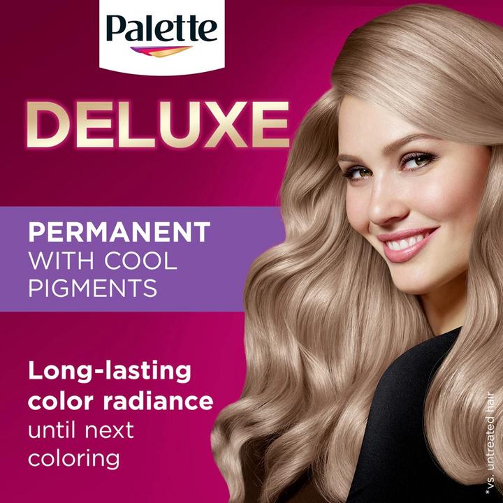 Productafbeelding Palette Deluxe Oil-Care Colour Permanente Haarverf Met Micro-Oliën 9-11 Cool Lichtgewicht (9-11 Koel Licht Rozig Blond)