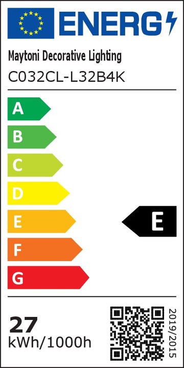 Label énergétique Maytoni Zon (2800 lm)