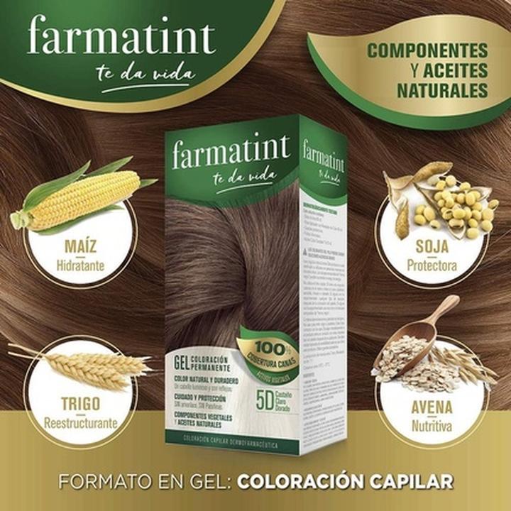 Image du produit Farmatint gel coloración permanente #5d-castaño claro dorado (5D)