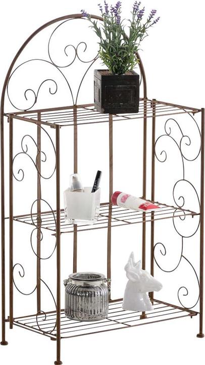 Immagine prodotto Swisshandel24 Scaffale da terra Rosa, marrone antico (45,5 x 24 x 81,5 cm)