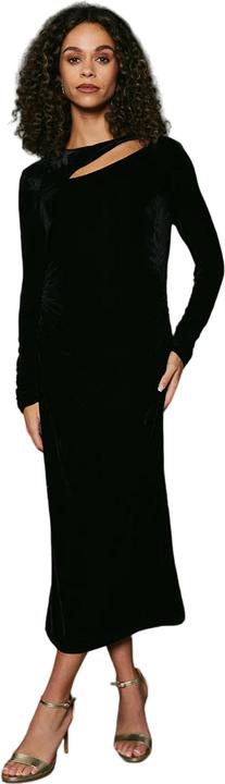 Actual product image Principles Womens/Ladies Asymmetric Velvet Cut Out Midaxi Dress (38)