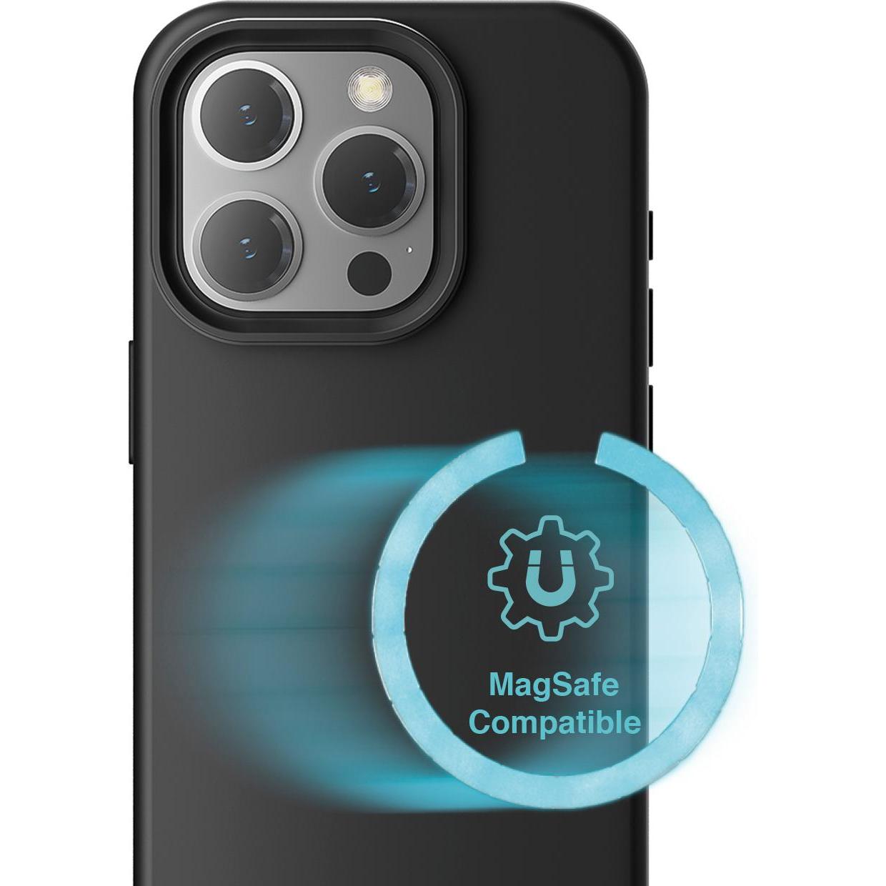 Thumbnail - 4smarts Silikon Case (Apple iPhone 15 Pro Max), Smartphone Hülle, Schwarz