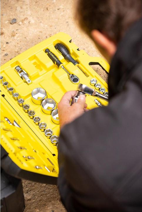 Productafbeelding Stanley Dopsleutelset, 42-delig, 1/4 inch, type Ratel- en dopsleutelset van SAM, 1/4Z