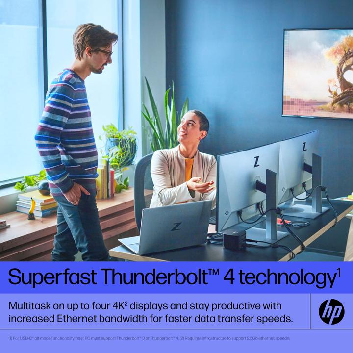Actual product image HP Thunderbolt G4 Dock (Thunderbolt, 2 Ports)