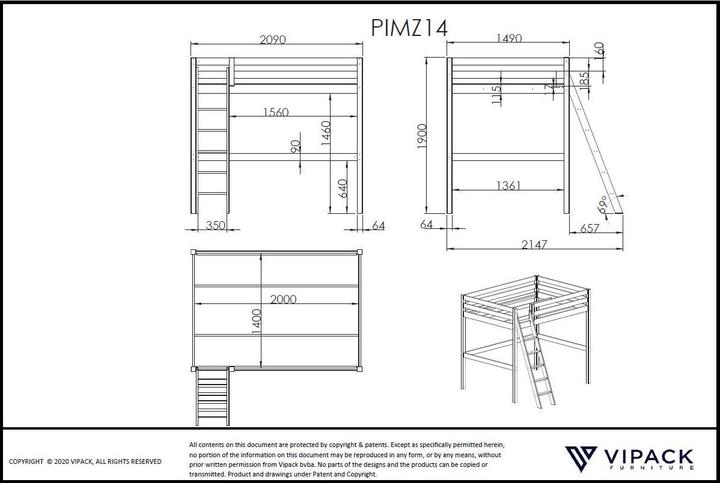 Produktbild Mid.You Pino (140 x 200 cm)