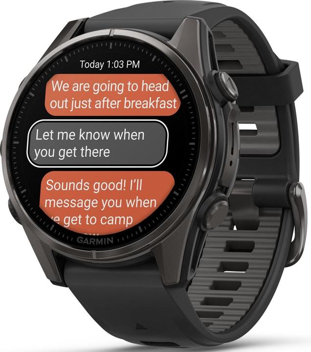 Productafbeelding Garmin FENIX 8 AMOLED Saffier Titanium (43 mm)