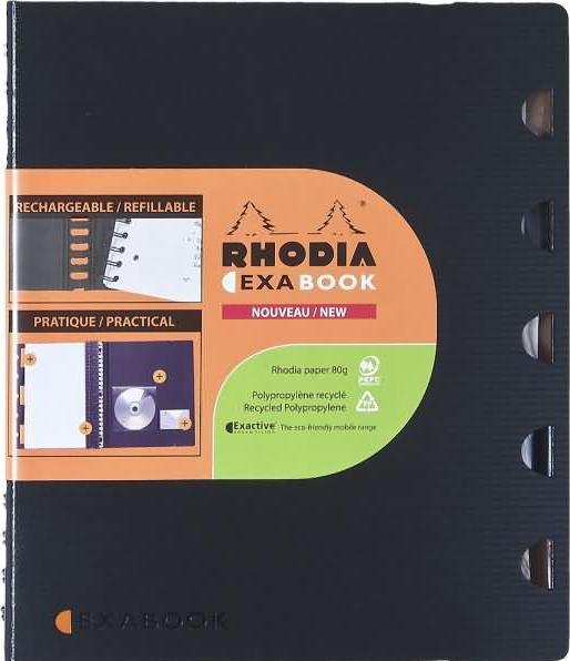 Produktbild Rhodia EXABOOK Spiralbuch (A4+, Kariert, Harter Einband)
