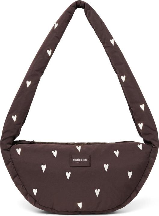 Immagine prodotto Studio Noos Puffy Mini Cross Bag Brown Hearts