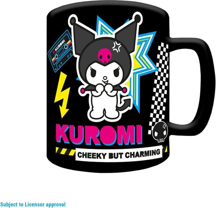 Productafbeelding Pyramid Sanrio pluizige beker Kuromi (440 ml, 1 x)