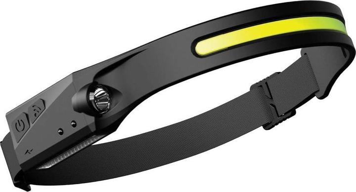 Produktbild Arcas LED COB Stirnleuchte mit Sensor, Akku wiederaufladbar (380 lm)