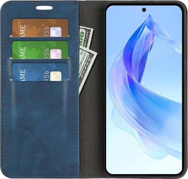 Produktbild Cover-Discount Honor 90 Lite - Stand Flip Case Hülle blau (Honor 90 Lite)