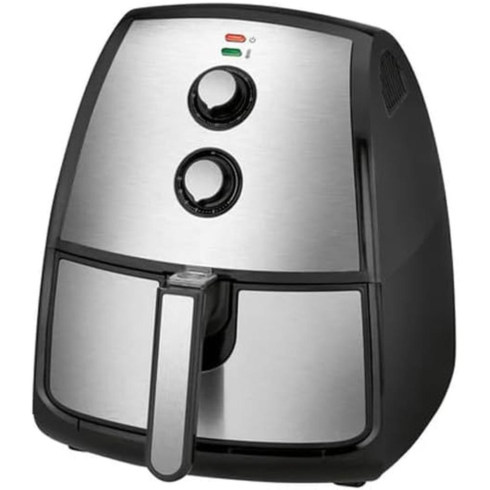 Avilia Heissluftfritteuse für gesundes Kochen, Grillen und Braten ohne Öl, Fritteuse, Silber