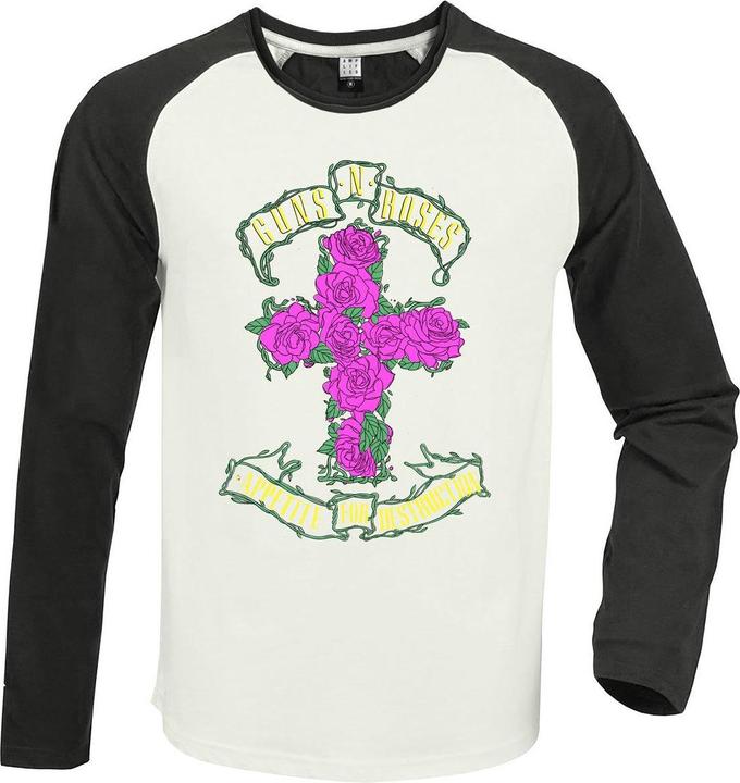 Immagine prodotto Amplified Rose Cross Maglietta Guns N Roses Adulto Unisex (3XL)