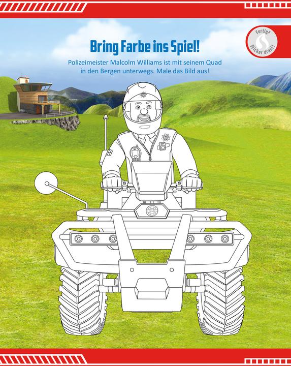 Produktbild Panini Feuerwehrmann Sam: 1001 Sticker: Stickern - Rätseln - Ausmalen