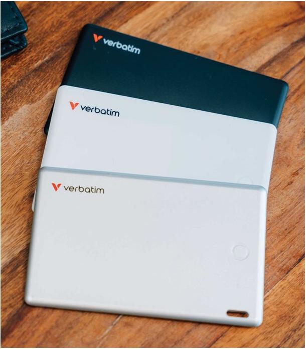 Produktbild Verbatim My Finder Card Bluetooth czarny srebrny biały/black silver white - urządzenie do śledzenia (iOS)