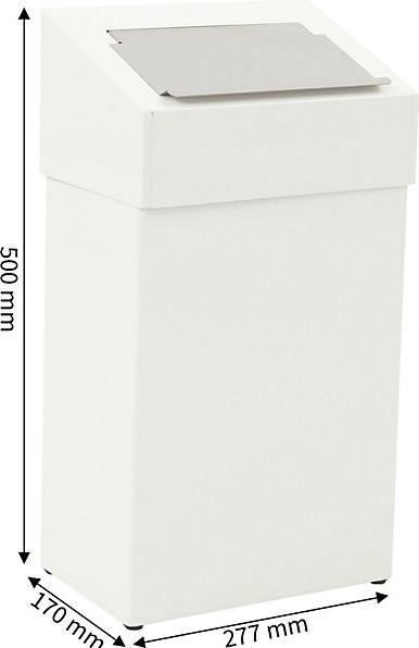Productafbeelding kaiserkraft Afvalbak met privacy deksel (18 l)