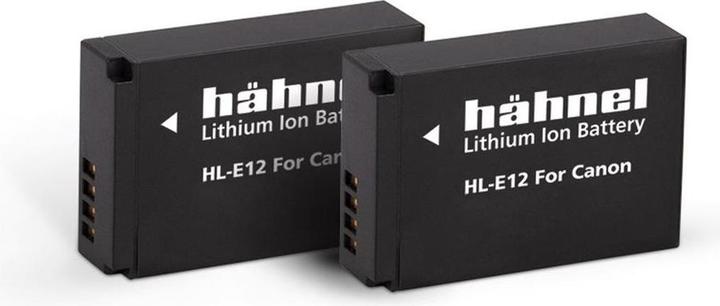 Produktbild Hähnel HL-E12, 2er Kamera-Akku ersetzt Original-Akku LP-E12 7.2 V 850 mAh (Kamera Akku)