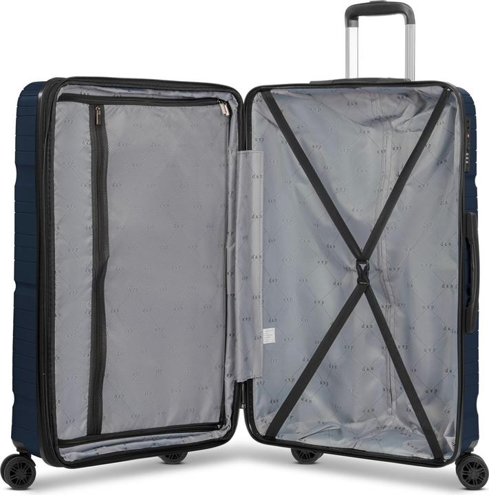 Produktbild D&N Travel Line 4300-Plus 4 Rollen Trolley L 76 cm mit Dehnfalte (96 l)