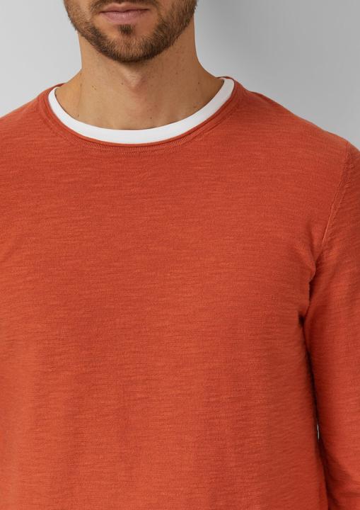 Image du produit s.Oliver Strickpullover Strickpullover mit Flammgarnstruktur (S)