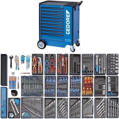 Actual product image Gedore 1500 ES-03-2004 Tool assortment in tool trolley (325 x)