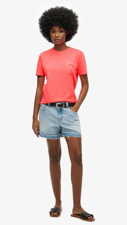 Immagine prodotto Superdry Essential Logo T-Shirt mit stückgefärbter Tasche (XXL)